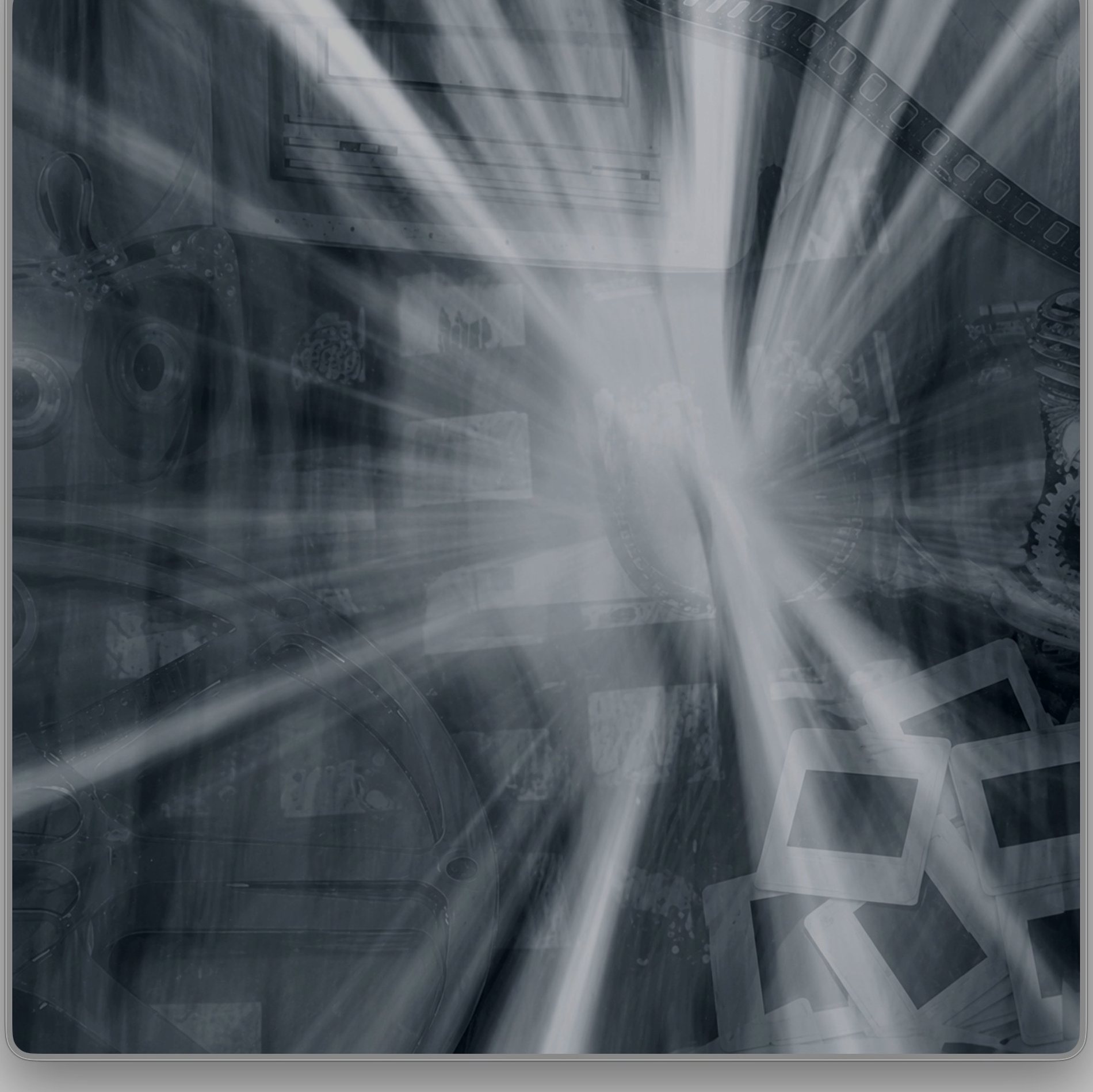 Archival media — film reels, filmstrips and slides lit from within